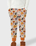 Spooky Halloween Floral Delight Bamboo Jogger