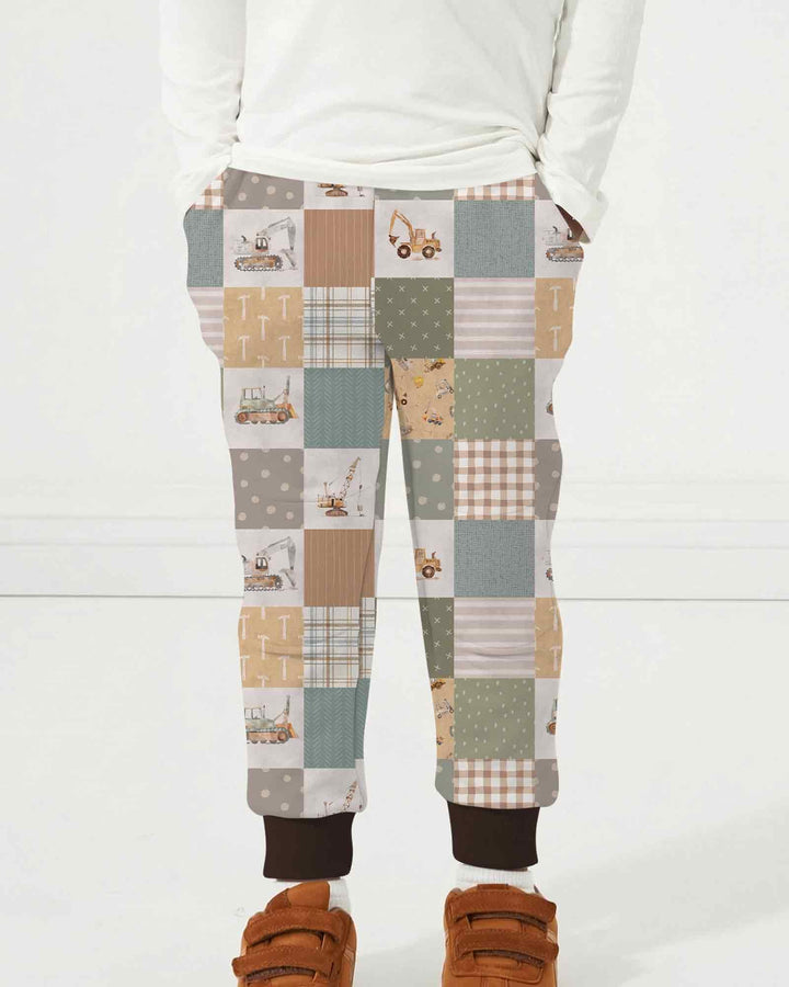 Construction Trucks Bamboo Jogger