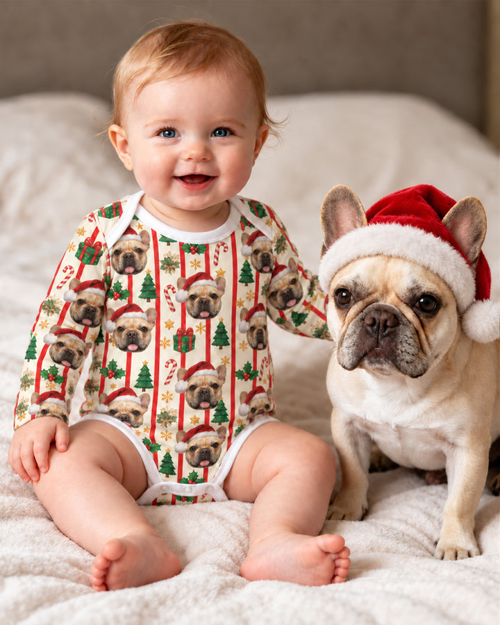 Santa Paws Cuddles Bamboo Bodysuit