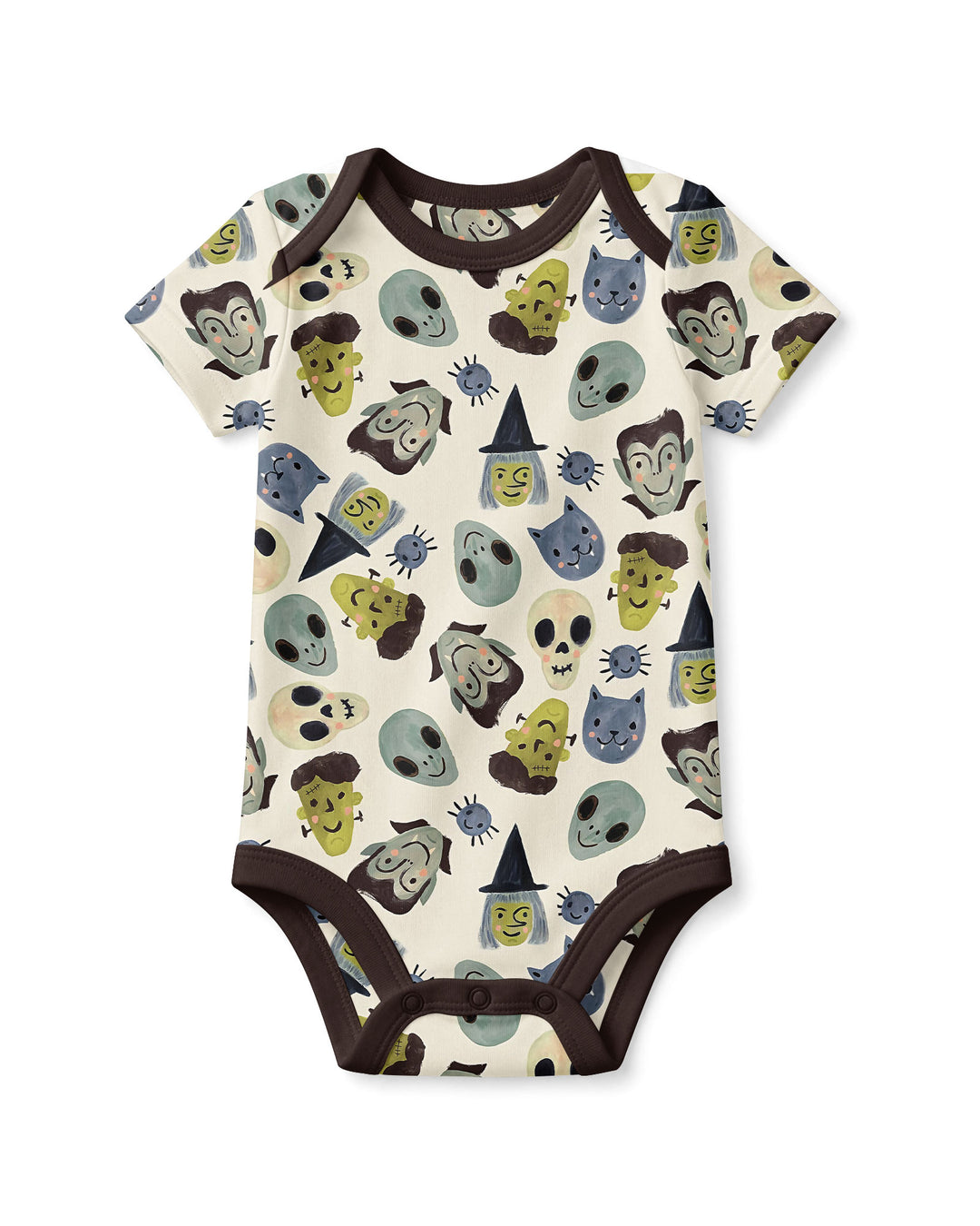Halloween Face Bamboo Bodysuit
