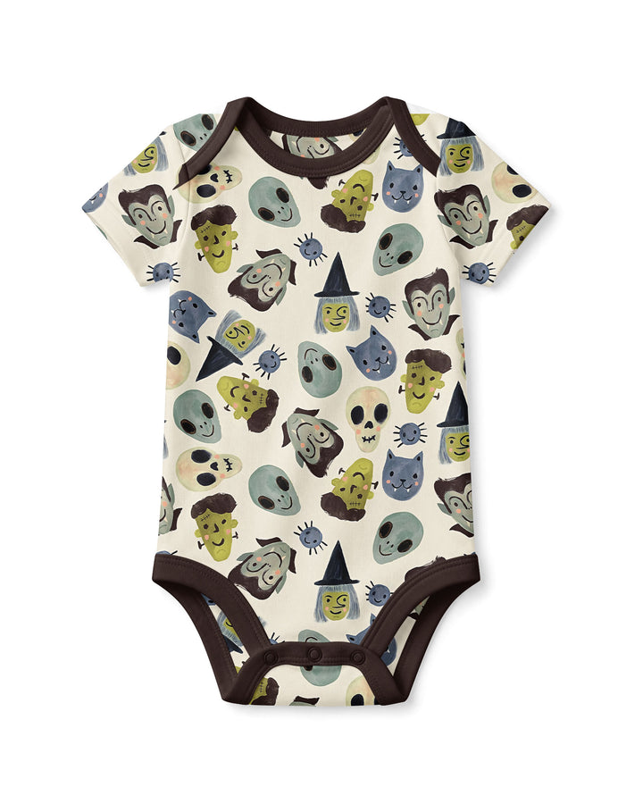 Halloween Face Bamboo Bodysuit