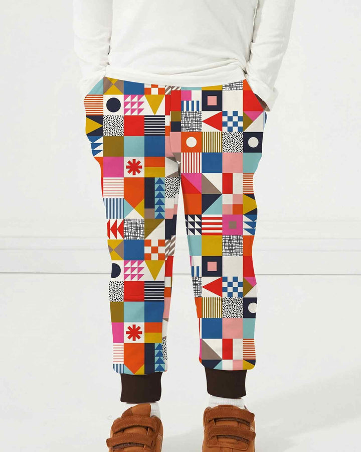 Playful Shapes Bamboo Jogger