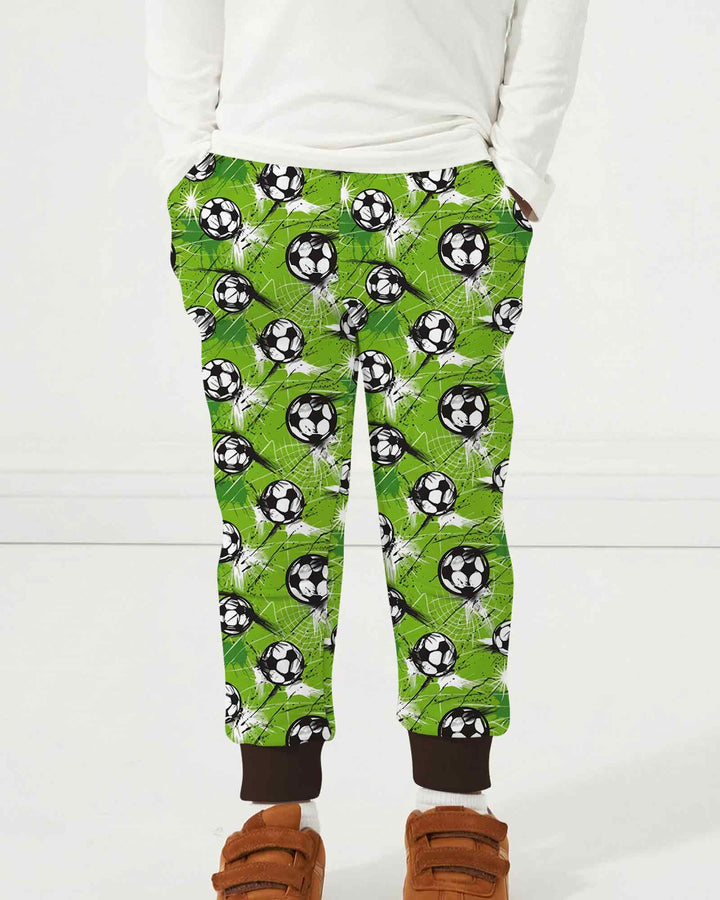Green Soccer Energy Bamboo Jogger