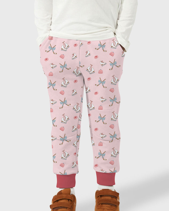 Girly Hockey Pink Bamboo Jogger