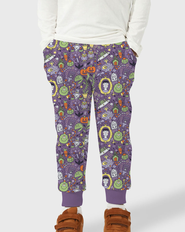 Halloween Monster Fun Bamboo Jogger