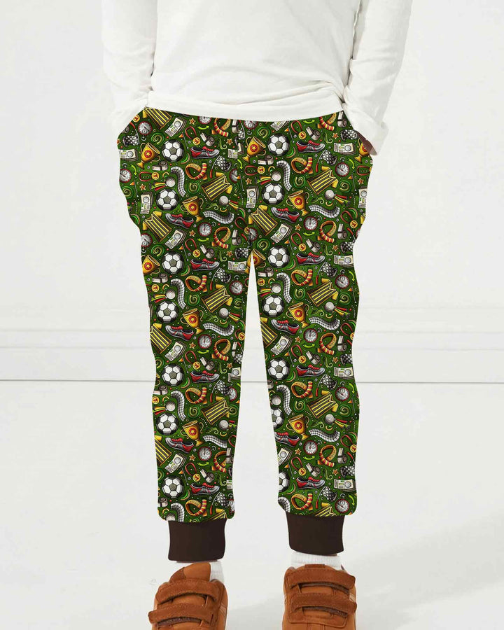 Green Soccer All-Star Bamboo Jogger