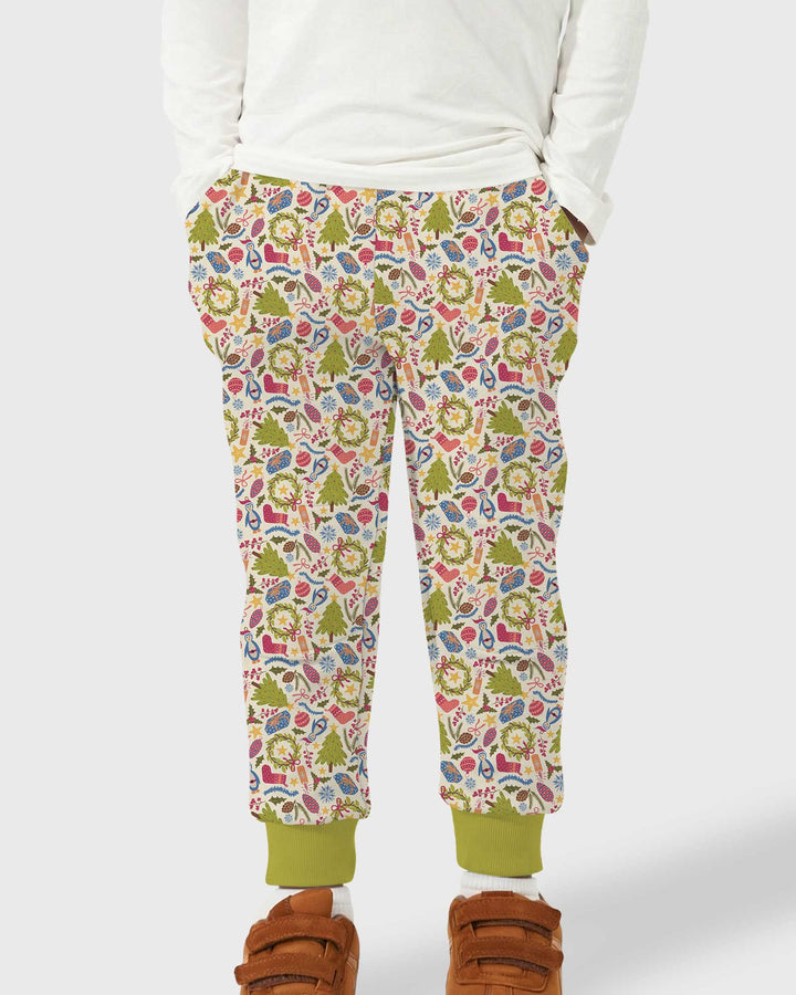 All Over Christmas Fun Bamboo Jogger