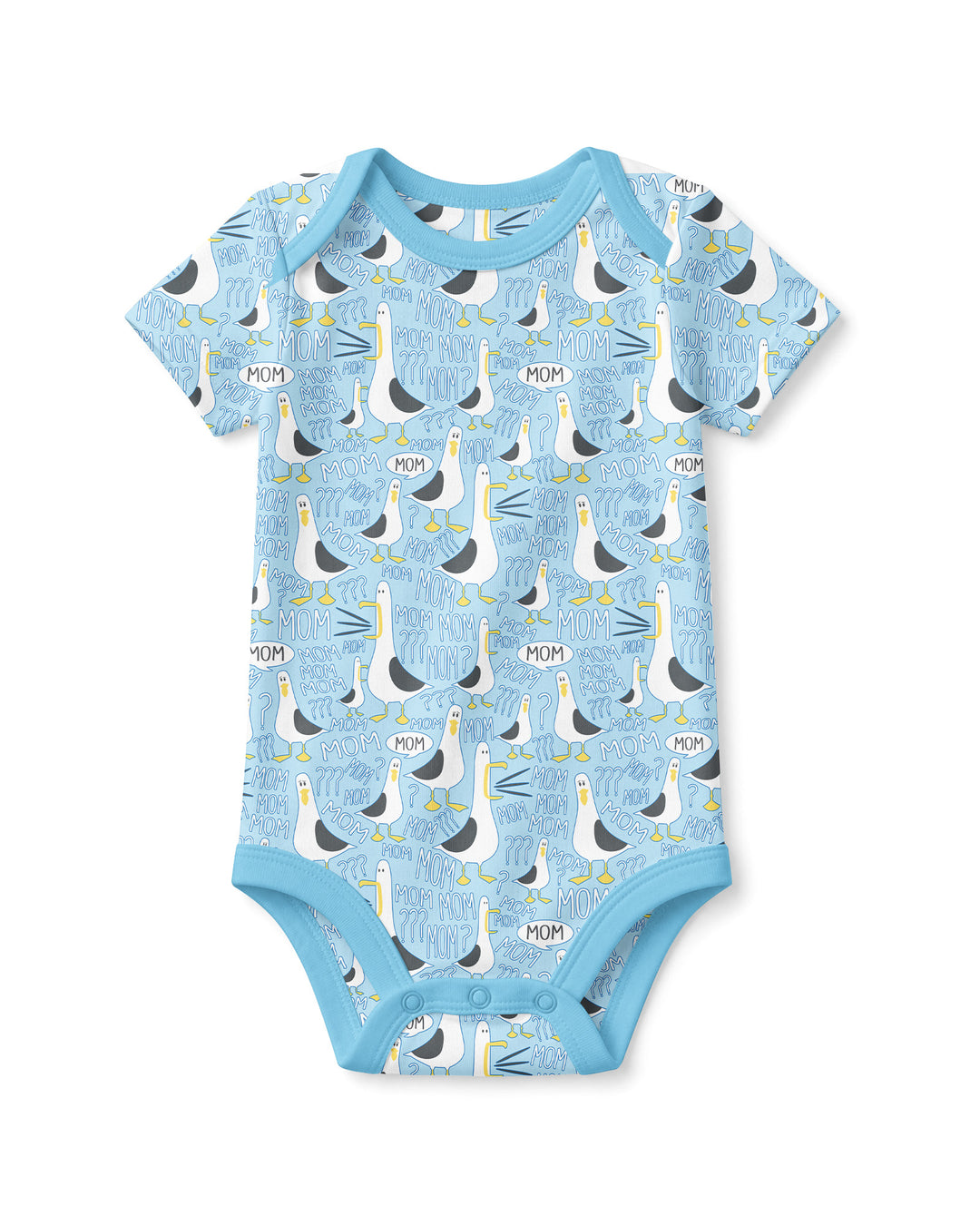 Funny Seagull MOM Bamboo Bodysuit