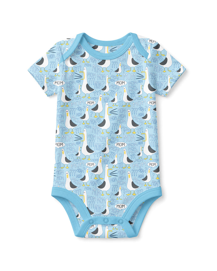 Funny Seagull MOM Bamboo Bodysuit