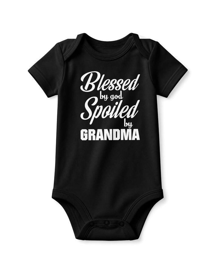 Blessed By God, Spoiled By Grandma Bamboo Bodysuit