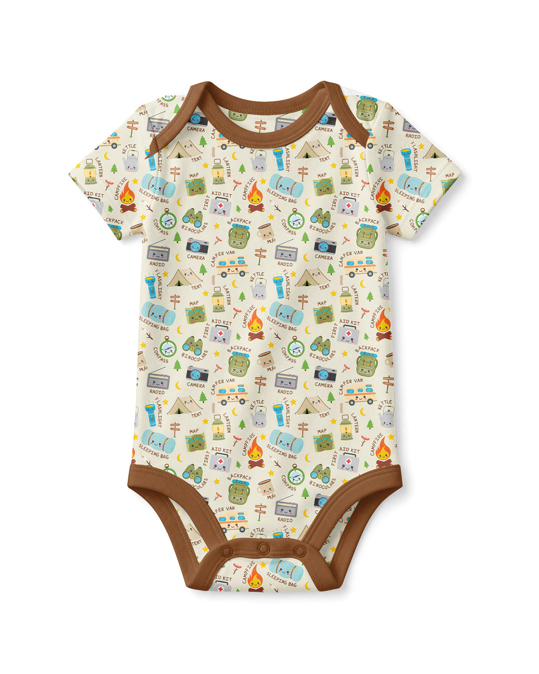 Little Camp Adventure Family Matching Bamboo Bodysuit
