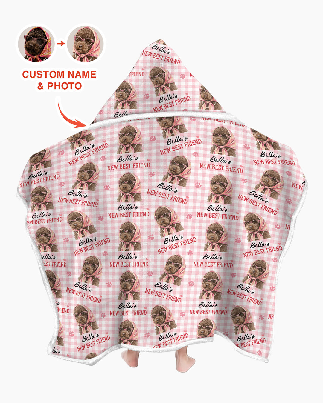 New Best Friend Bamboo Wearable Hooded Blanket