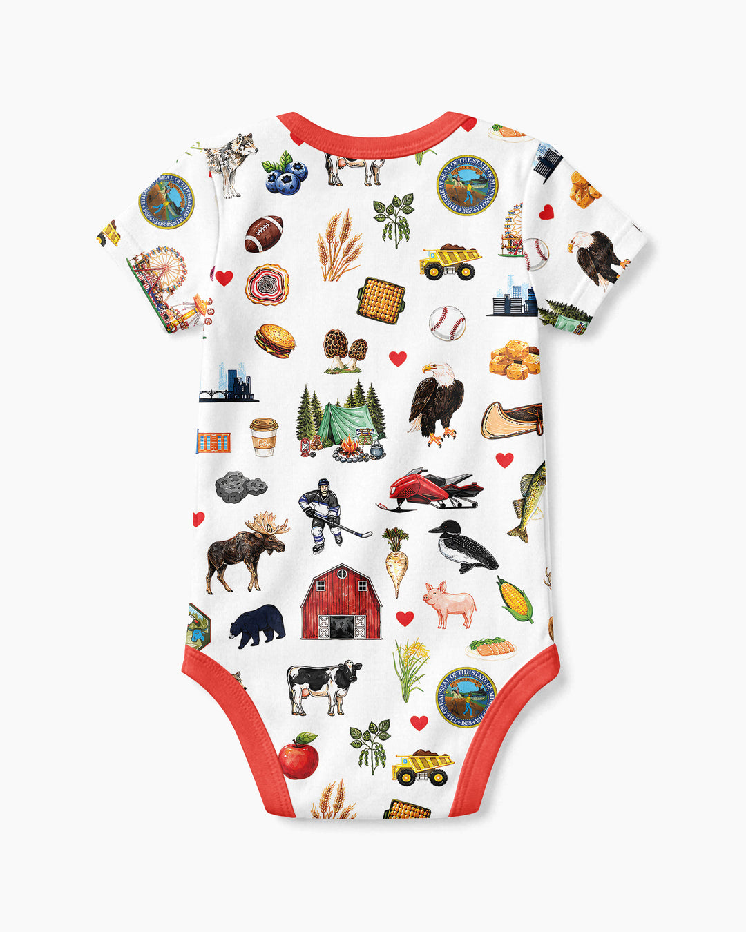 Minnesota Lover Family Matching Bamboo Bodysuit
