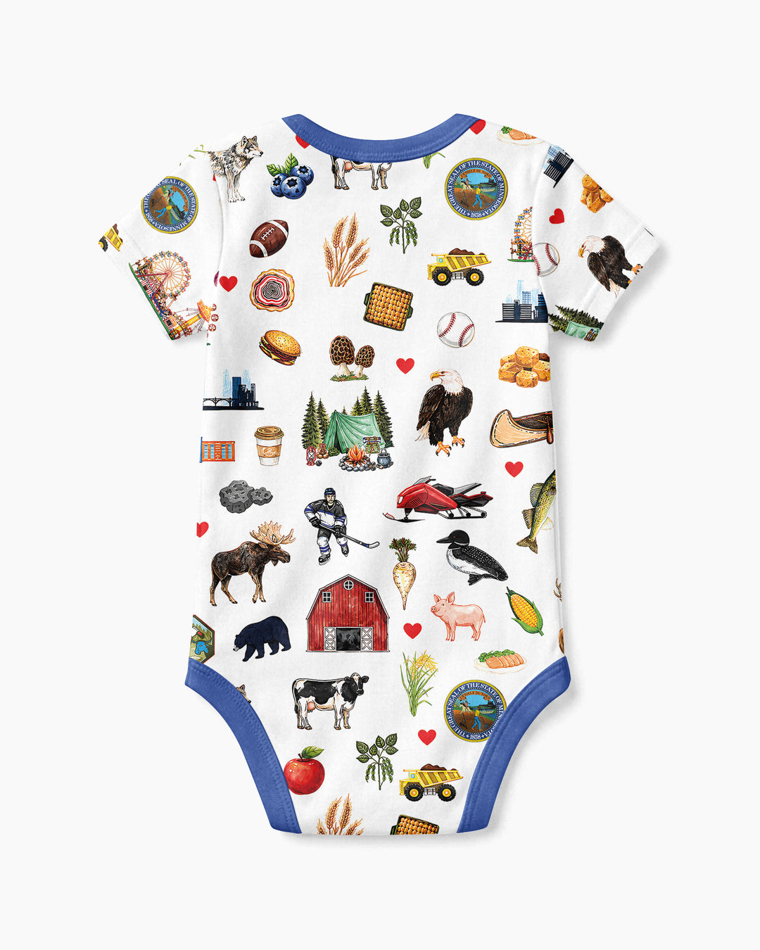 Minnesota Lover Family Matching Bamboo Bodysuit