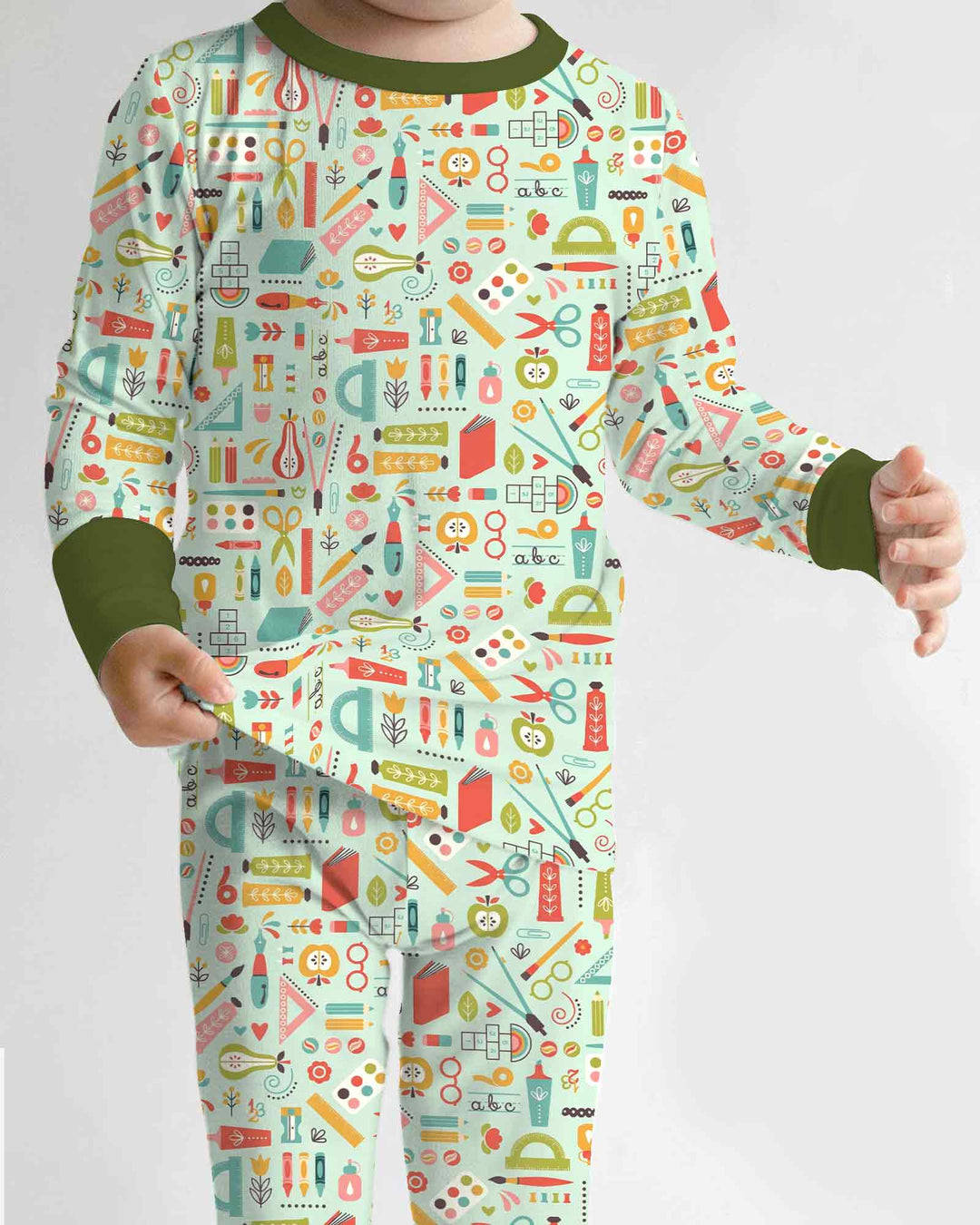 Creative Classroom Bamboo Two Piece Long Sleeve Pajama Set