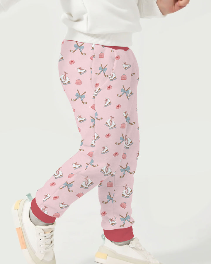 Girly Hockey Pink Bamboo Jogger