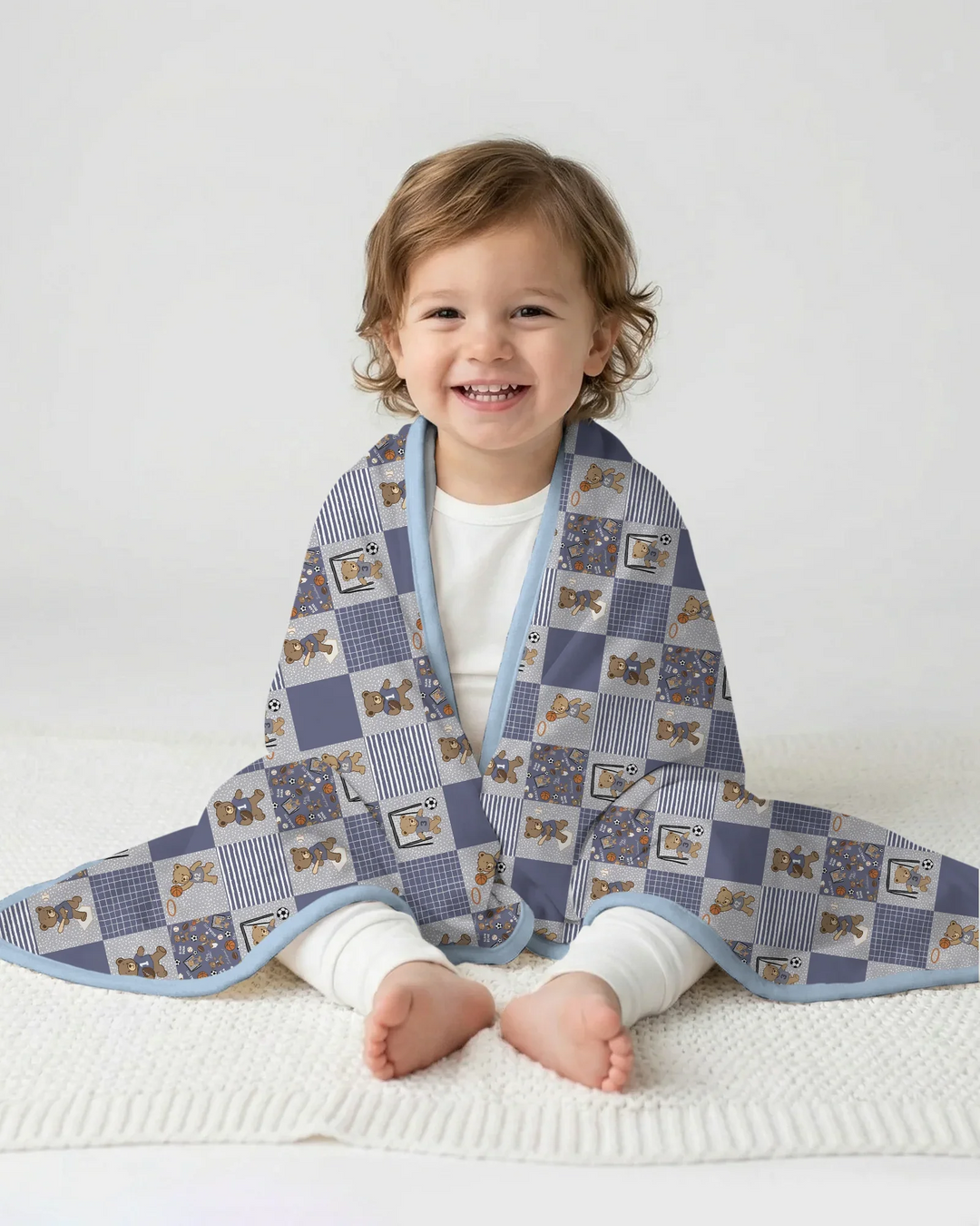 Game Day Teddy Bamboo Blanket