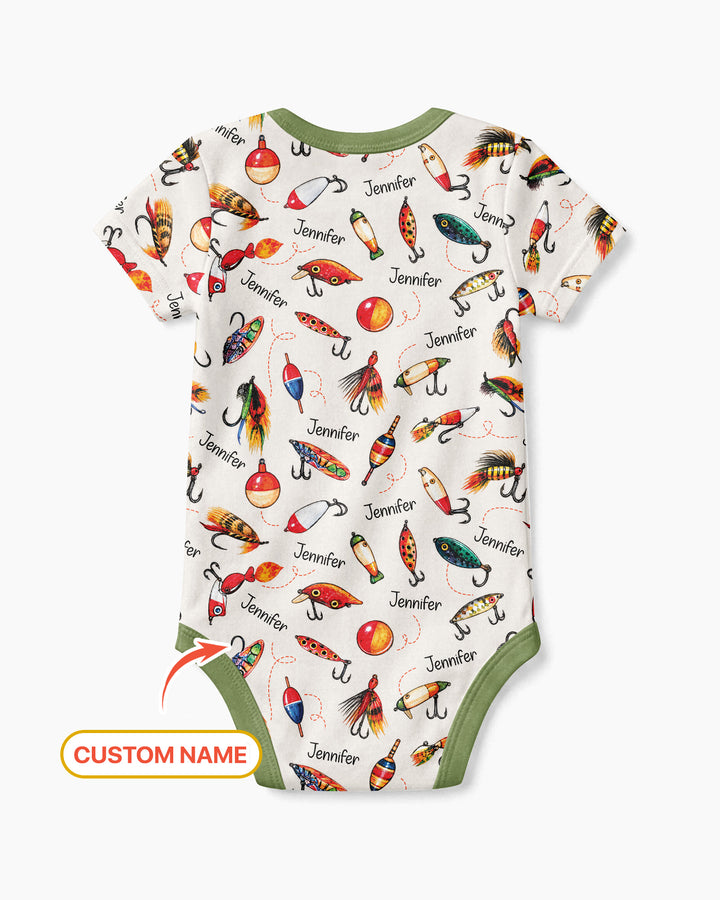 Custom Name Is It Too Soon to Ask for a Fishing Pole Bamboo Bodysuit