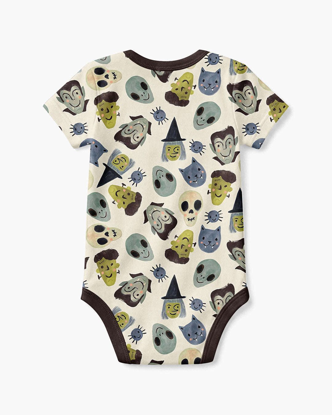 Halloween Face Bamboo Bodysuit