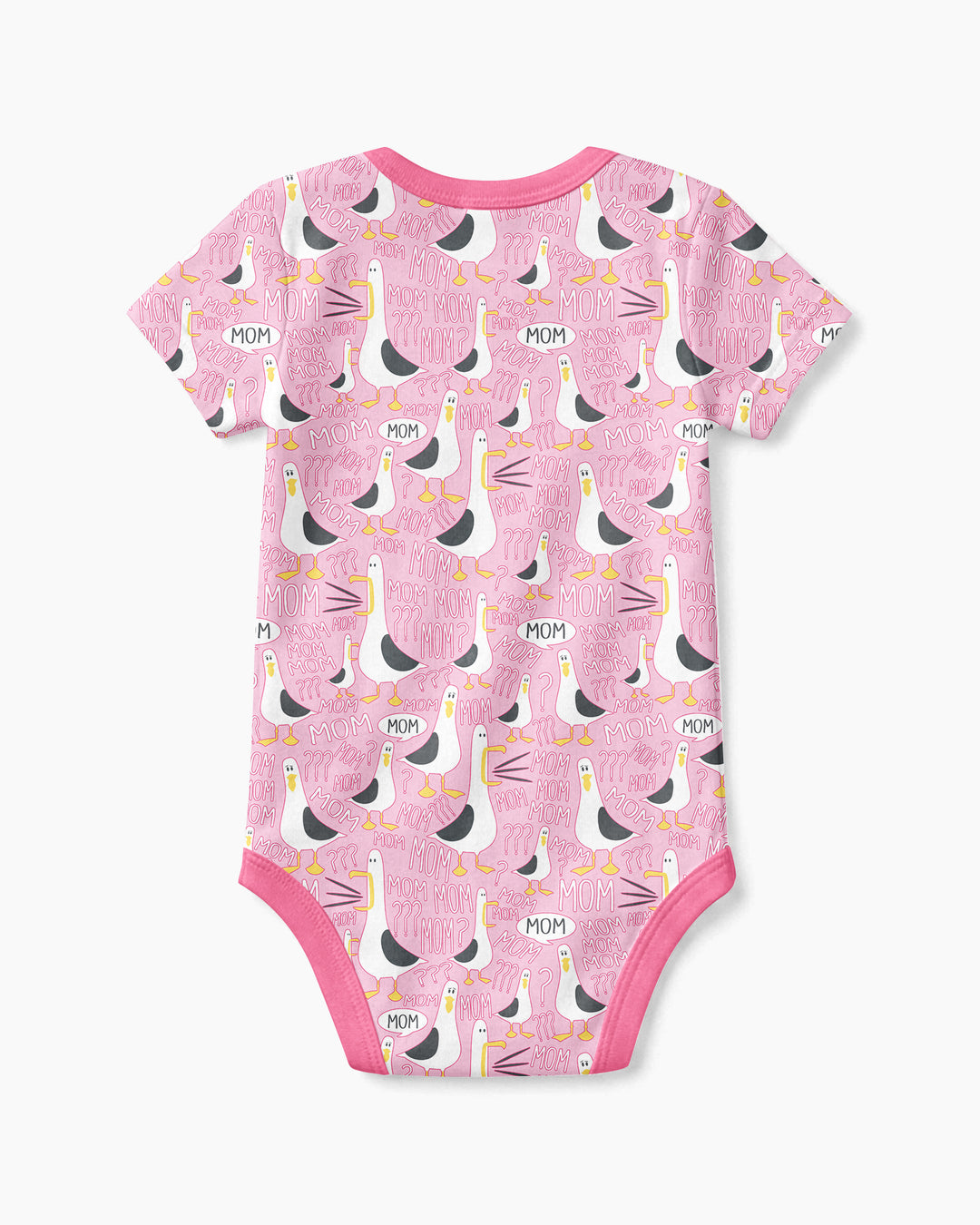 Funny Seagull MOM Bamboo Bodysuit