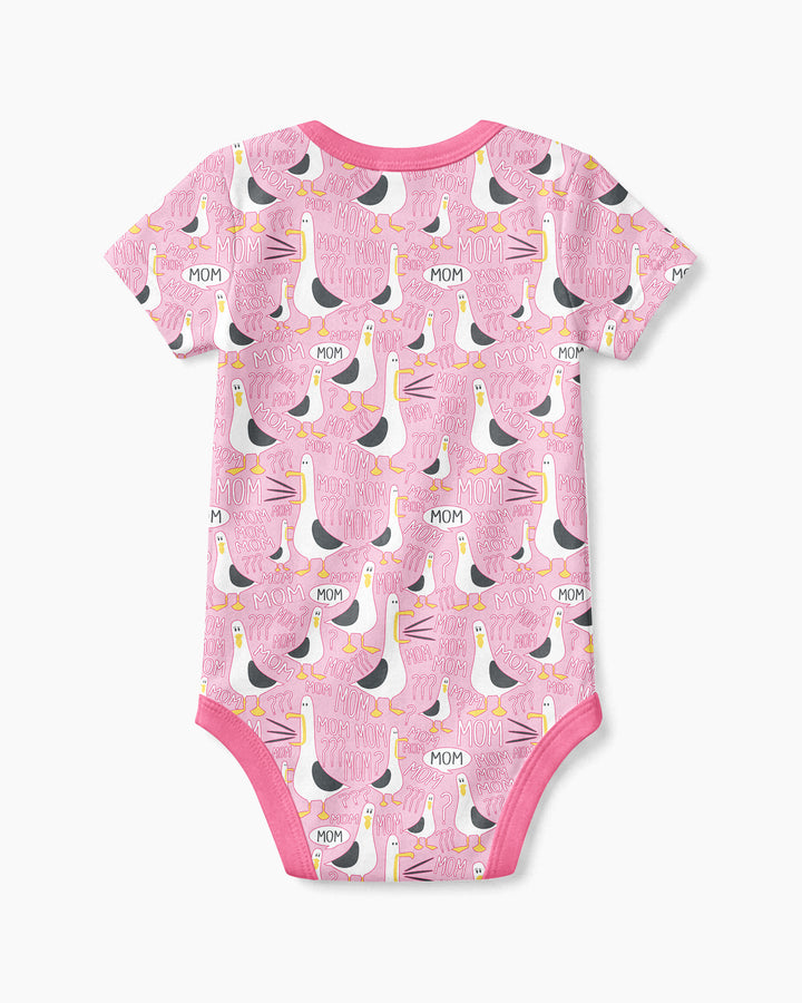 Funny Seagull MOM Bamboo Bodysuit