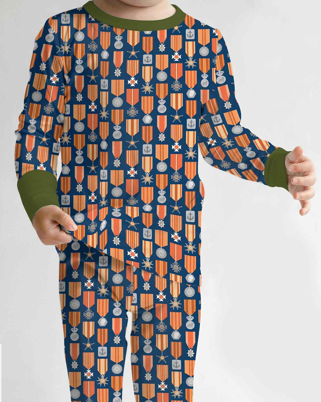 Little Hero Bamboo Two Piece Long Sleeve Pajama Set