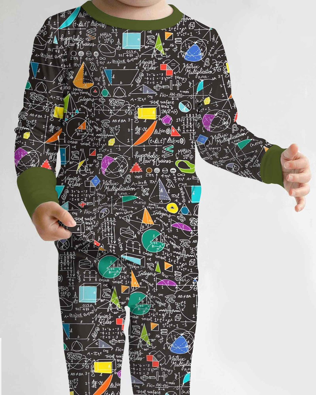 STEM Sketchbook Bamboo Two Piece Long Sleeve Pajama Set