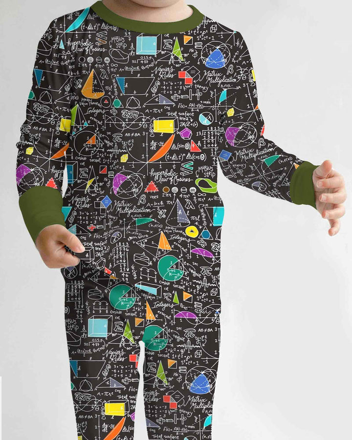 STEM Sketchbook Bamboo Two Piece Long Sleeve Pajama Set