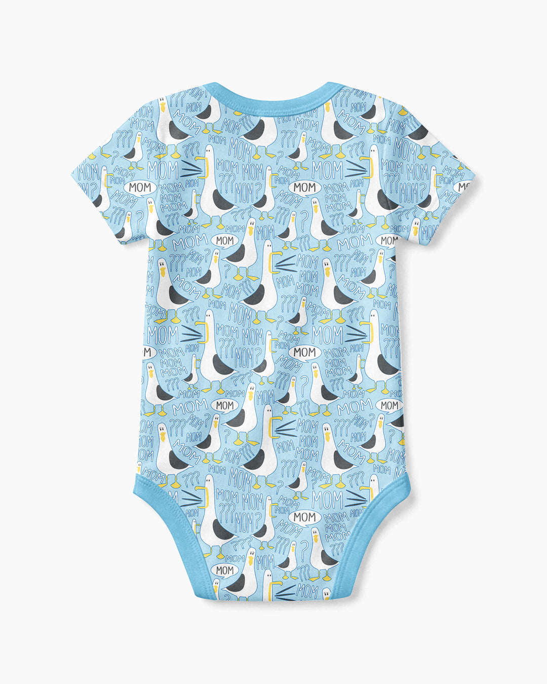 Funny Seagull MOM Bamboo Bodysuit