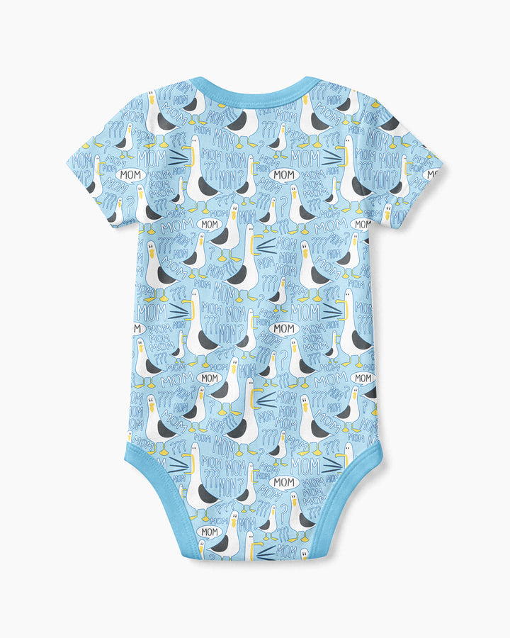 Funny Seagull MOM Bamboo Bodysuit