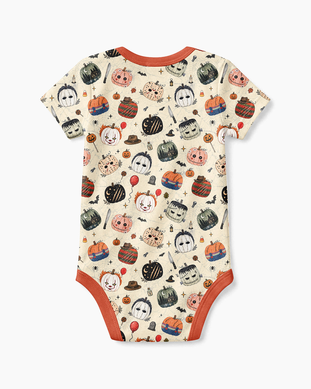 Horror Movie Pumpkins Bamboo Bodysuit
