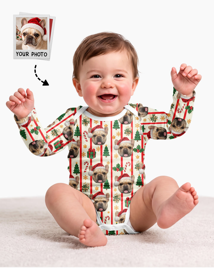Santa Paws Cuddles Bamboo Bodysuit