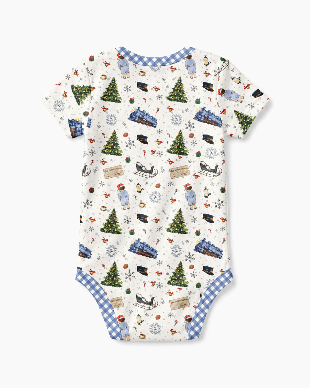 Custom Name North Pole Adventure Bamboo Bodysuit