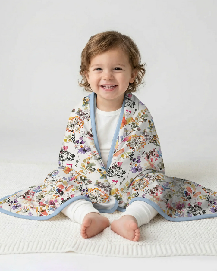 Autumn Meadow Botanicals Bamboo Blanket