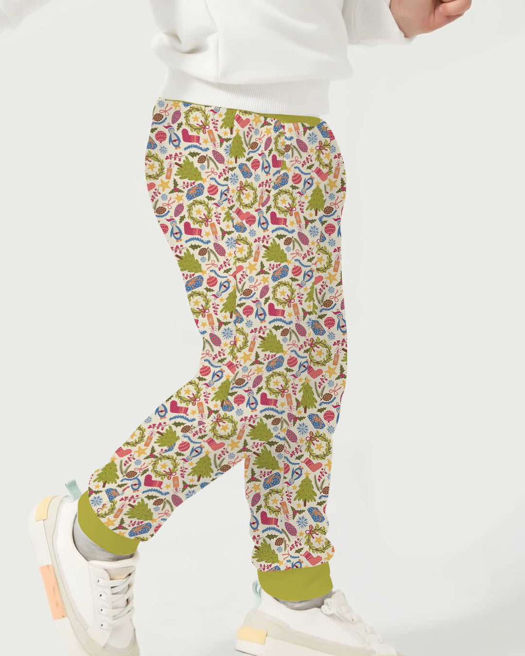 All Over Christmas Fun Bamboo Jogger