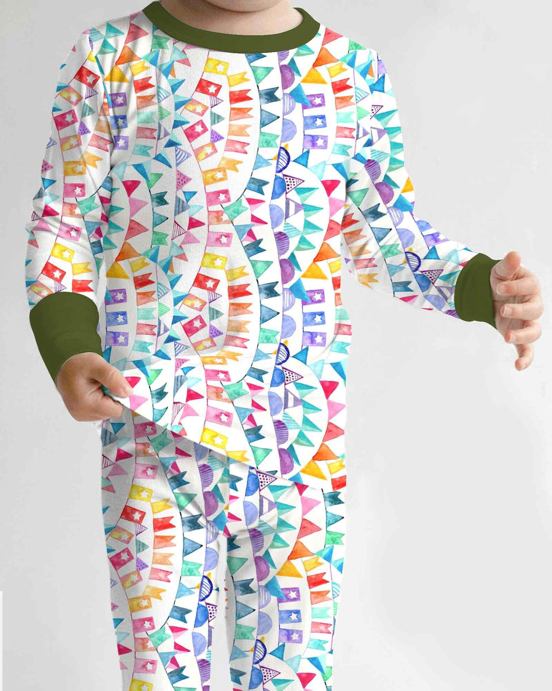 Celebrate Everyday Bamboo Two Piece Long Sleeve Pajama Set