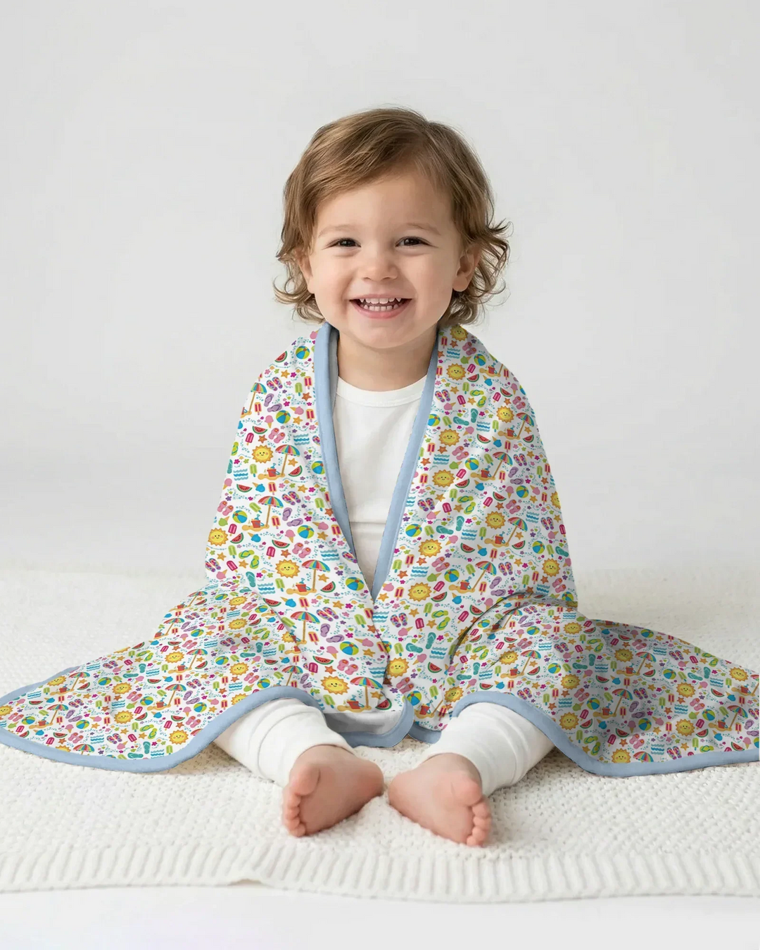 Sunshine Splash Party Bamboo Blanket