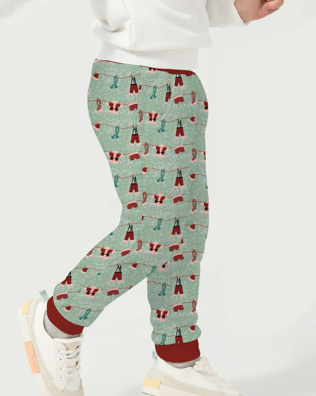 Santa In The Snow Bamboo Jogger