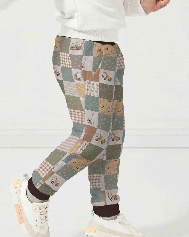 Construction Trucks Bamboo Jogger