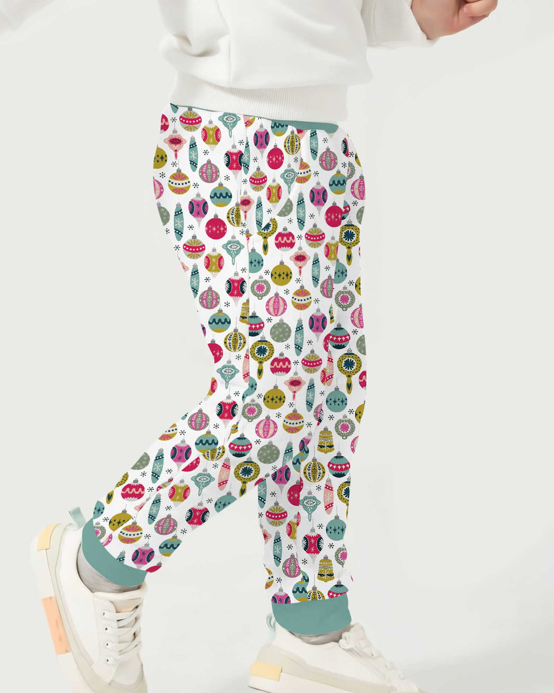 Tiny Christmas Ornaments Bamboo Jogger