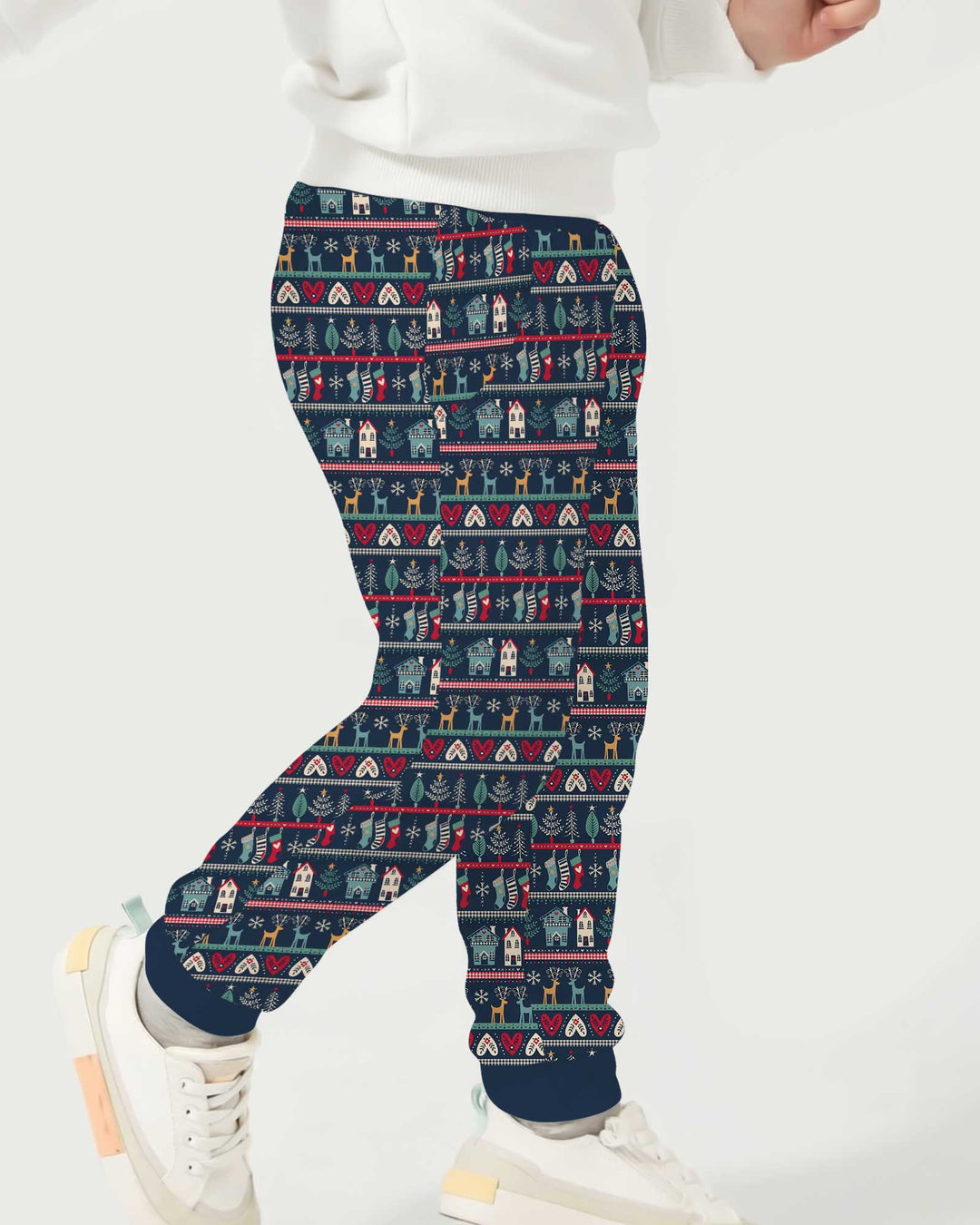 Vintage Nordic Christmas Bamboo Jogger