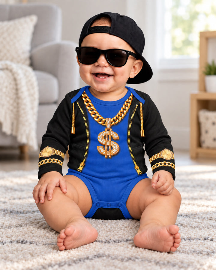 Little Chain King Bamboo Bodysuit