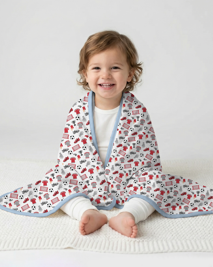 Soccer Gear Bamboo Blanket
