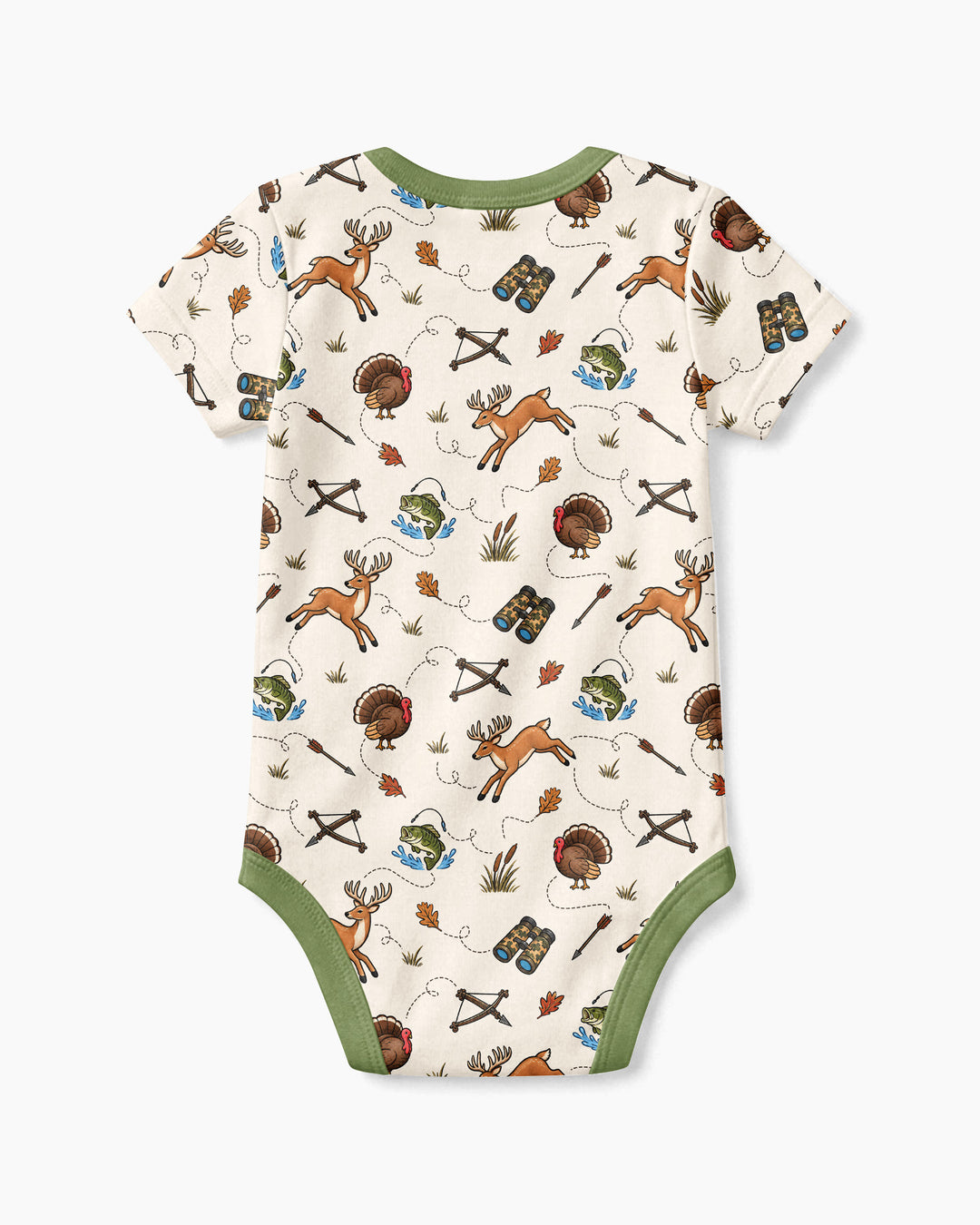 Personalized Pack My Diapers I'm Going Hunting Bamboo Bodysuit