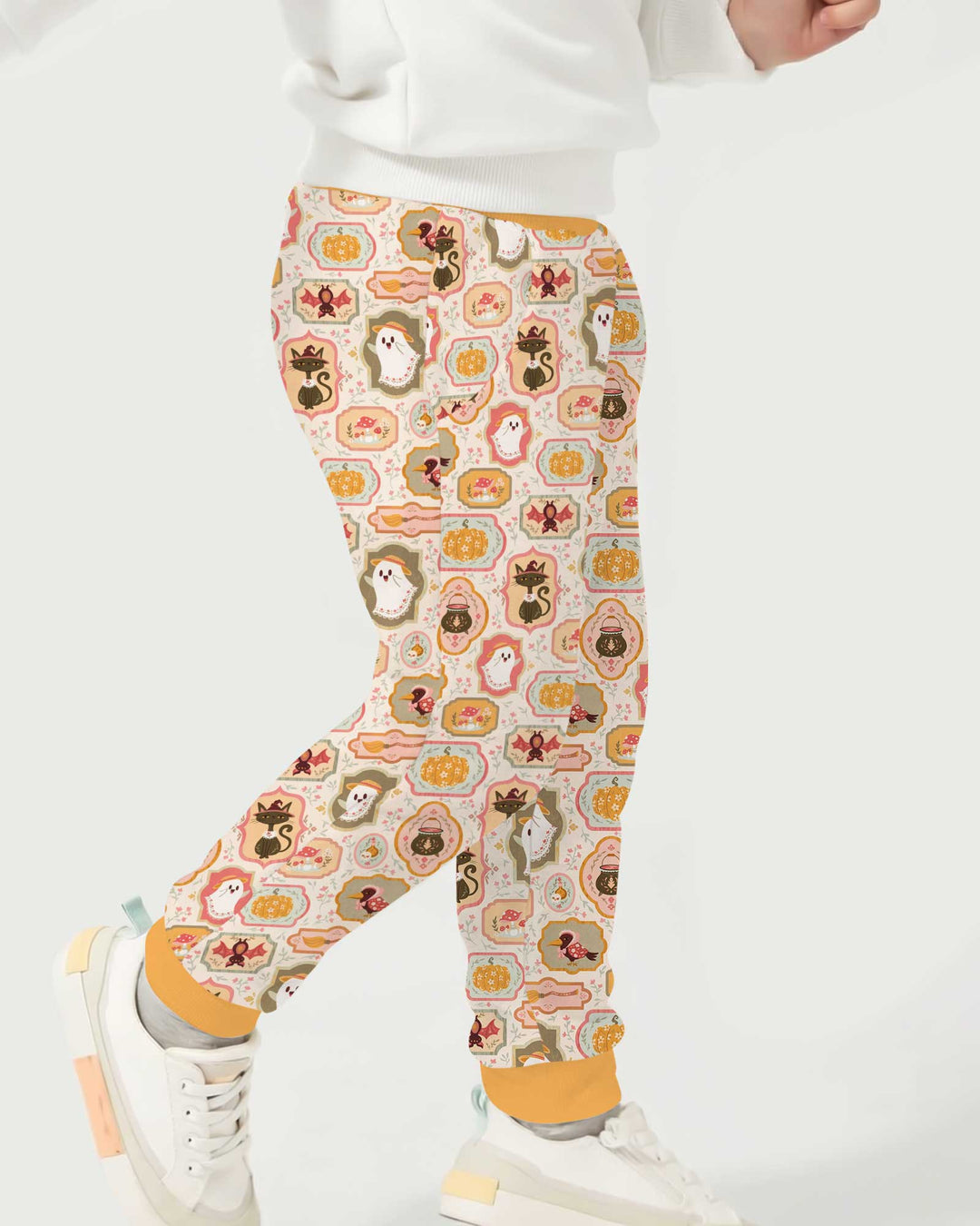 Cute Vintage Magical Cottage Style Halloween Bamboo Jogger