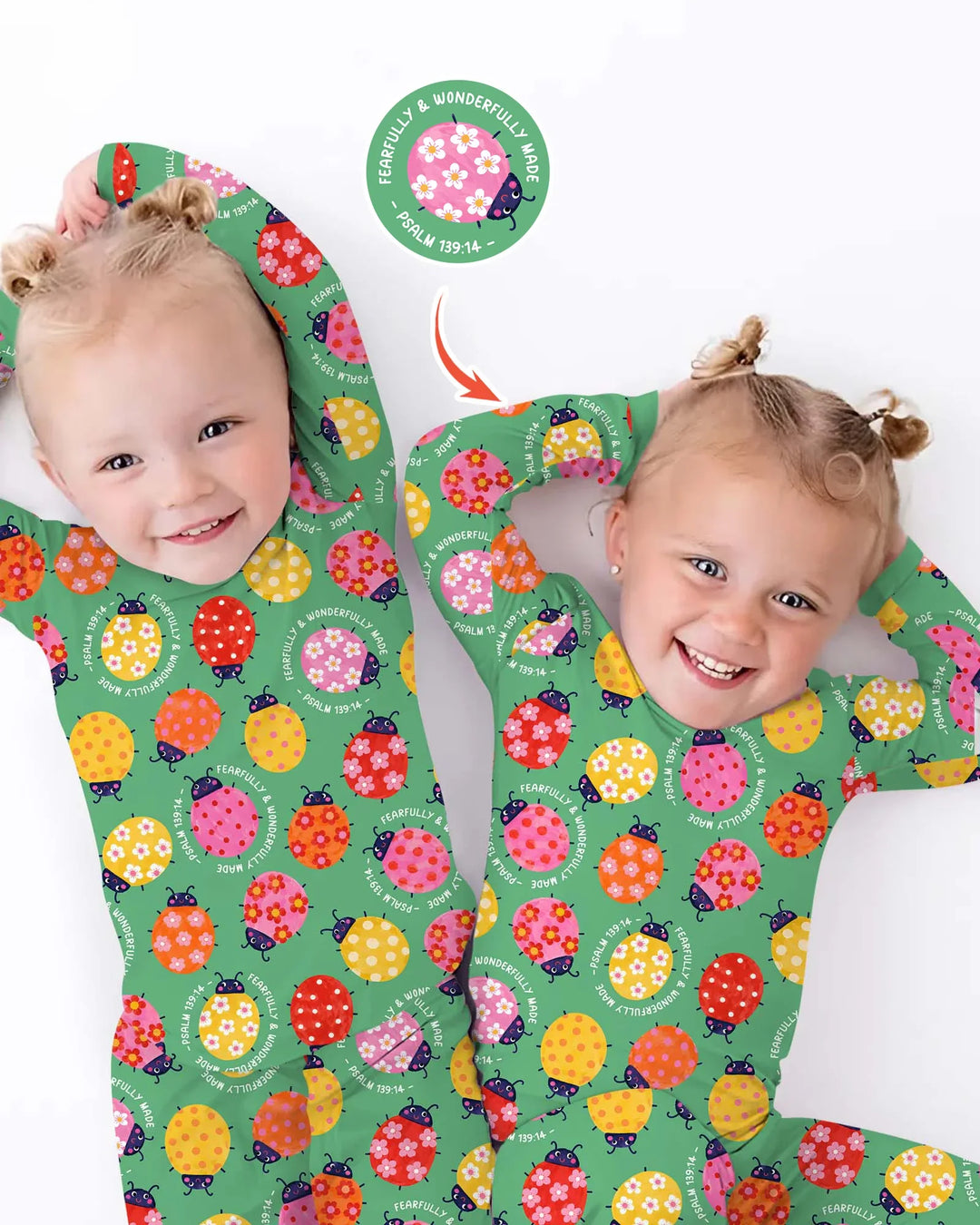Template Bamboo Two Piece Long Sleeve Pyjamas Set