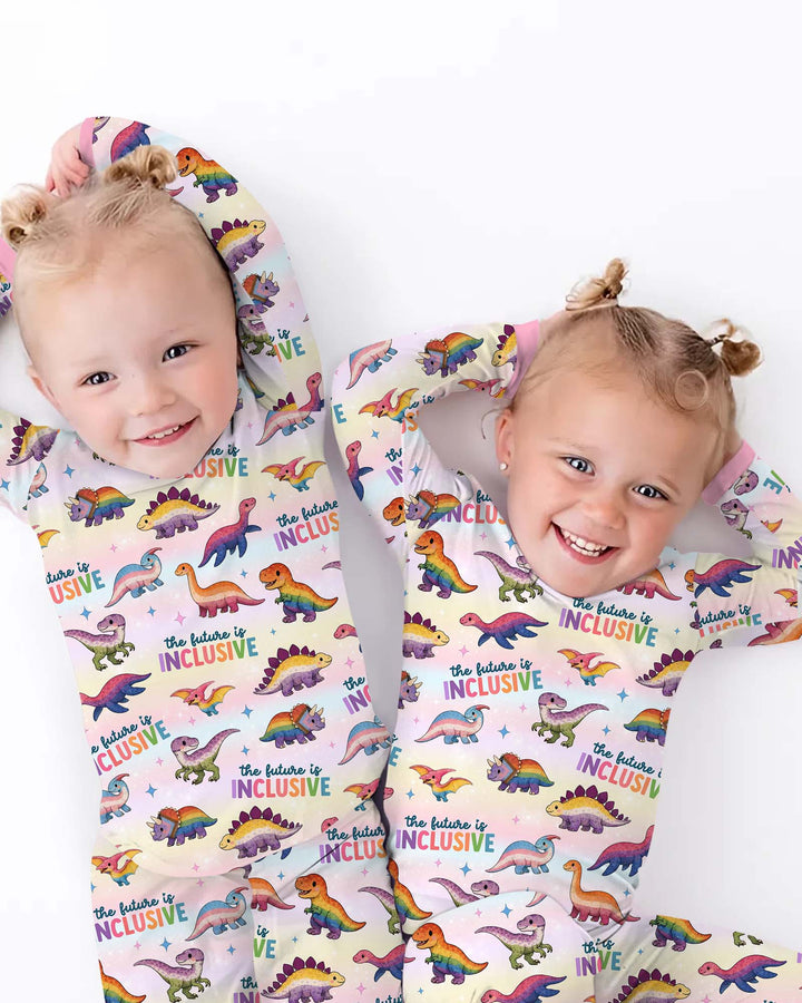 The Future is Inclusive Bamboo Two Piece Long Sleeve Pajama Set
