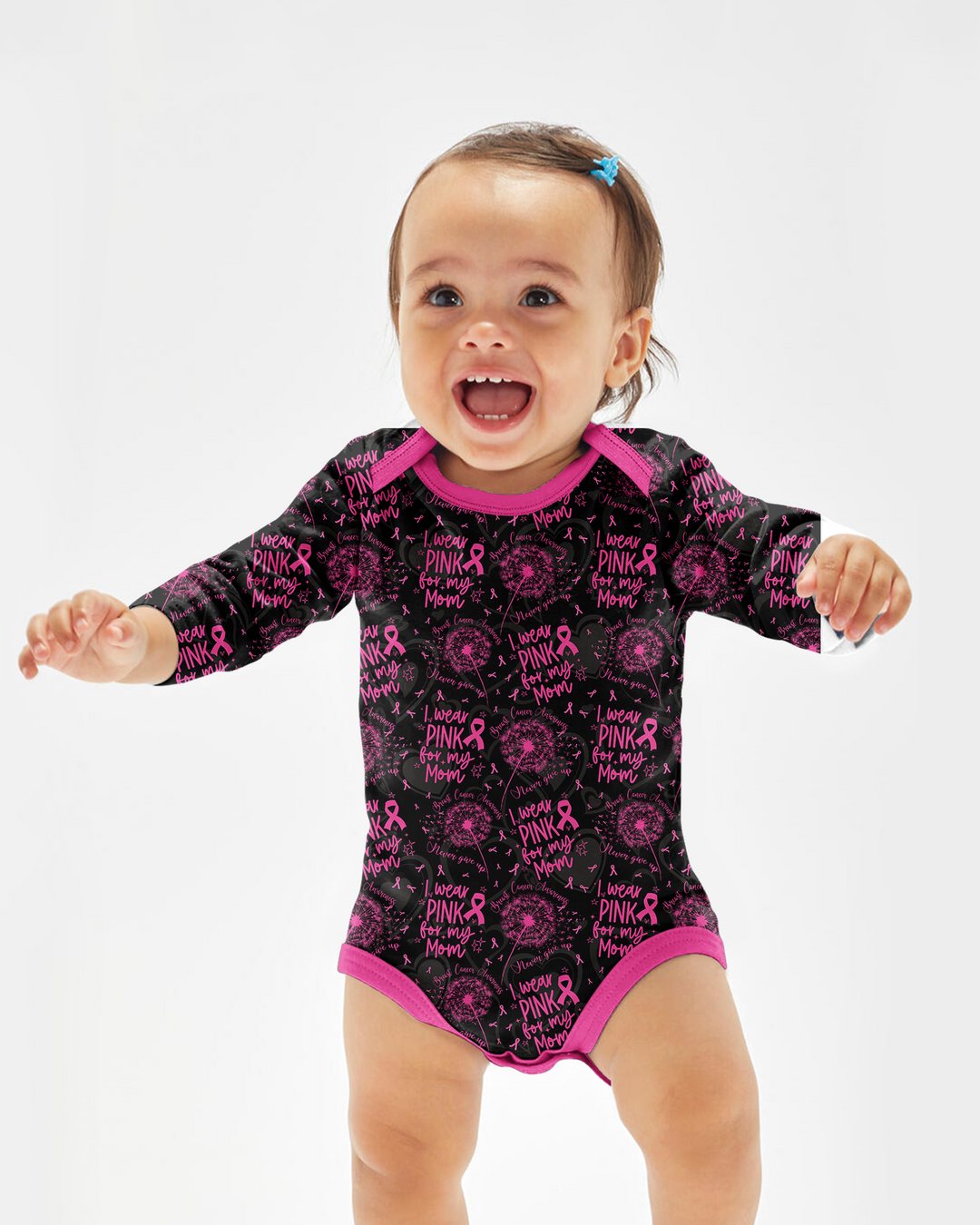 I Wear Pink For My Mom Bamboo Bodysuit