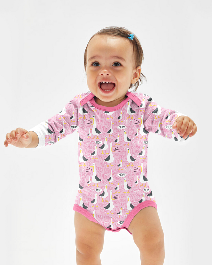 Funny Seagull MOM Bamboo Bodysuit