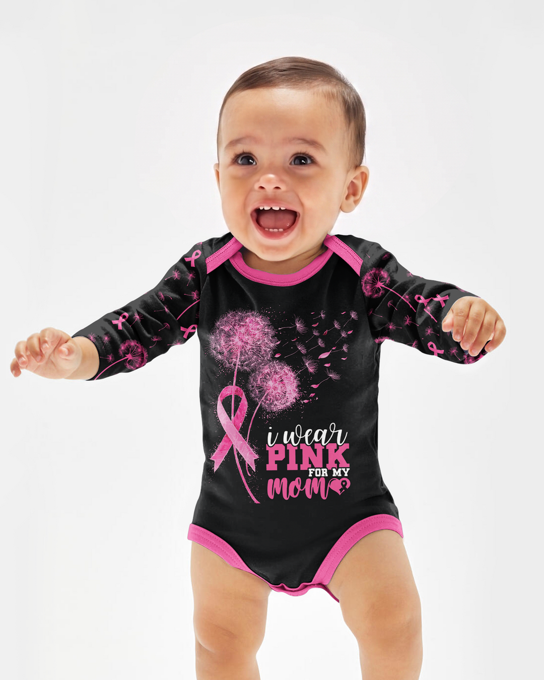 Dandelion Pink For Mom Bamboo Bodysuit